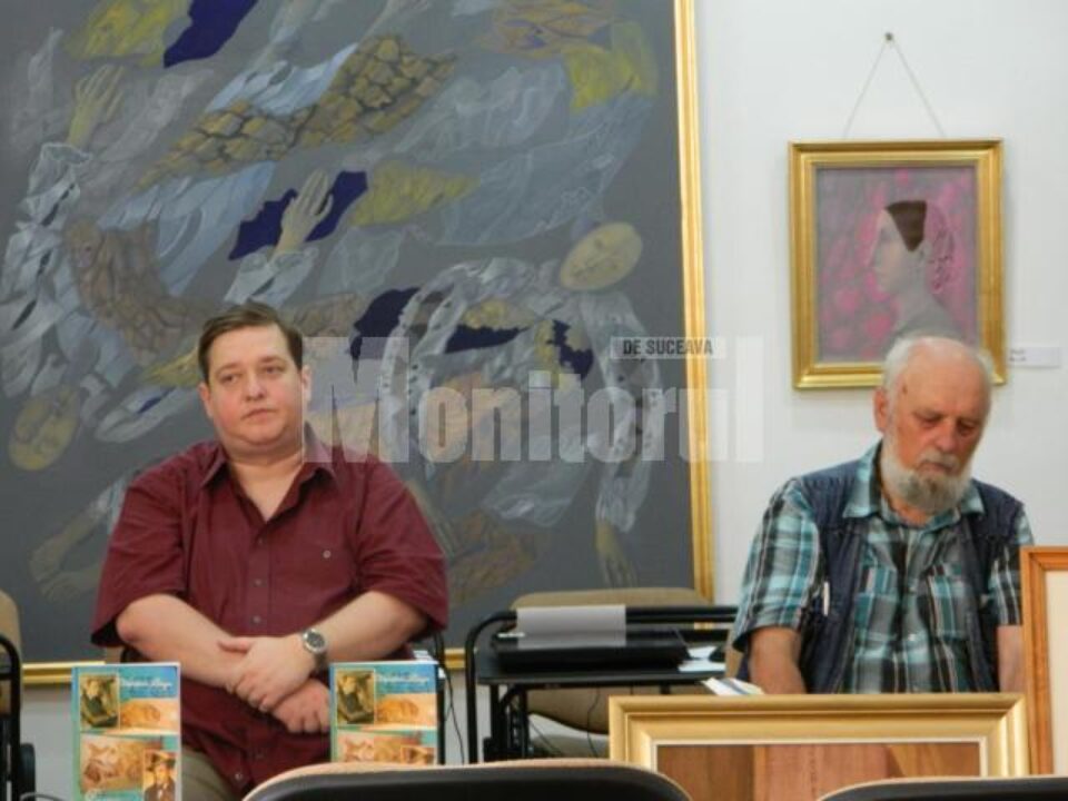 Alexandru-Ovidiu Vintilă împreună cu scriitorul Ion Filipciuc