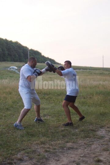 Ghiță Ignat și antrenorul său Alexandru Vornicu