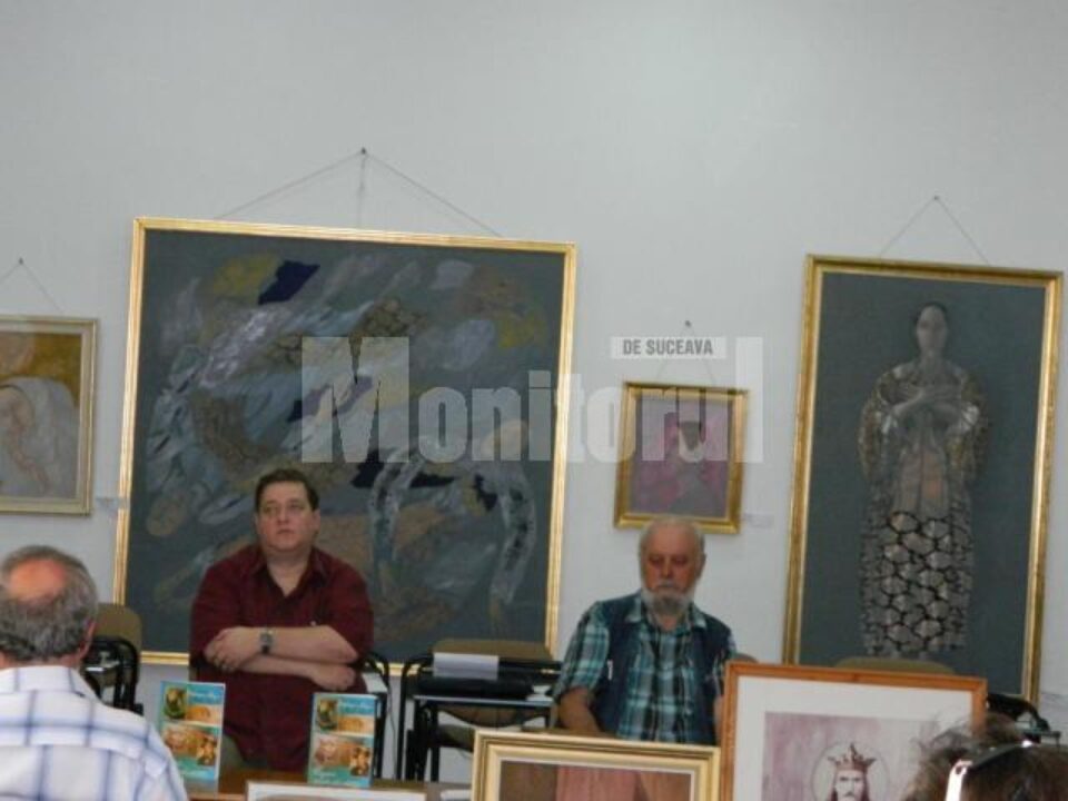 Alexandru-Ovidiu Vintilă împreună cu scriitorul Ion Filipciuc