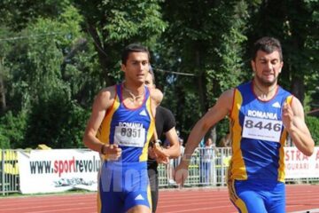 Bogdan Macovei (stânga) și Iulian Romaș (dreapta), cei doi medaliați ai județului Suceava la naționalele de juniori I