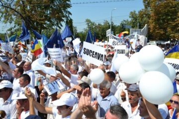 3.000 de suceveni, la mitingul de susținere a lui Traian Băsescu de la Iași