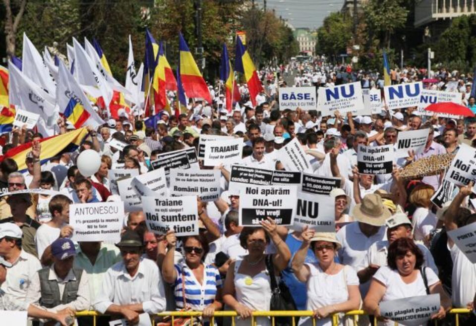 3.000 de suceveni, la mitingul de susținere a lui Traian Băsescu de la Iași. Foto: MediaFax