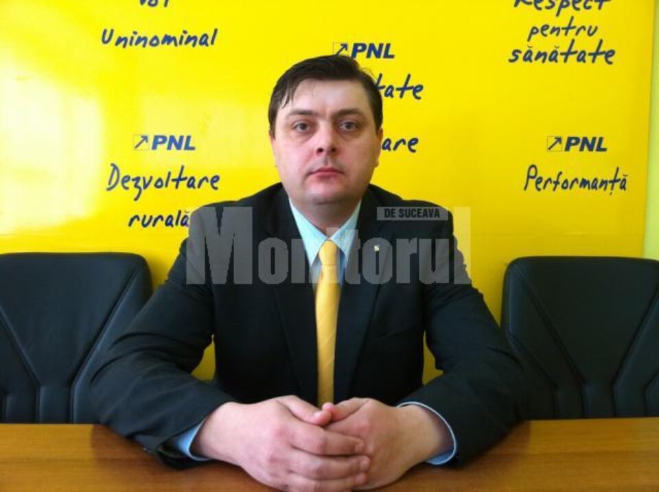 Președintele Organizației Municipale Suceava a PNL, Marius Zmău