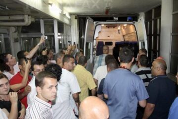 Adrian Năstase când a fost externat