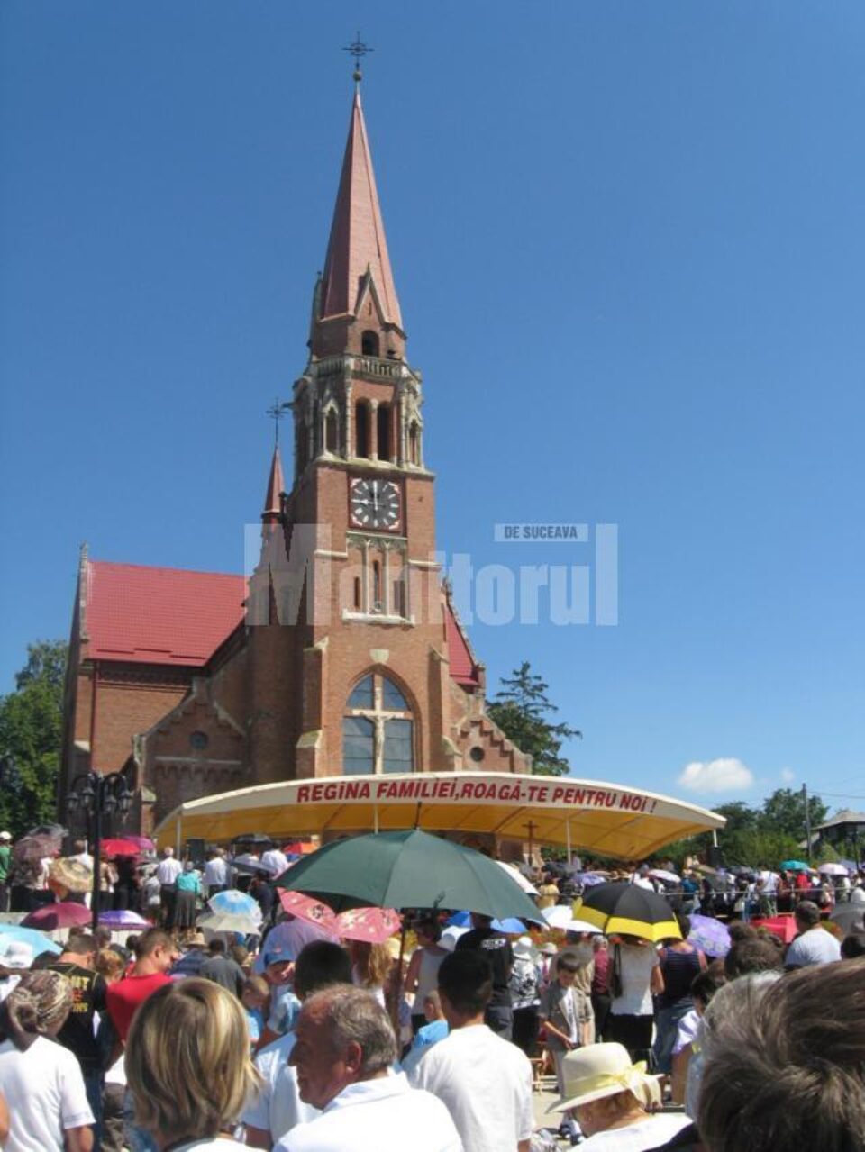 Mii de pelerini catolici, așteptați la Sanctuarul de la Cacica