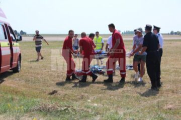 Un parașutist a aterizat pe un copil de 12 ani