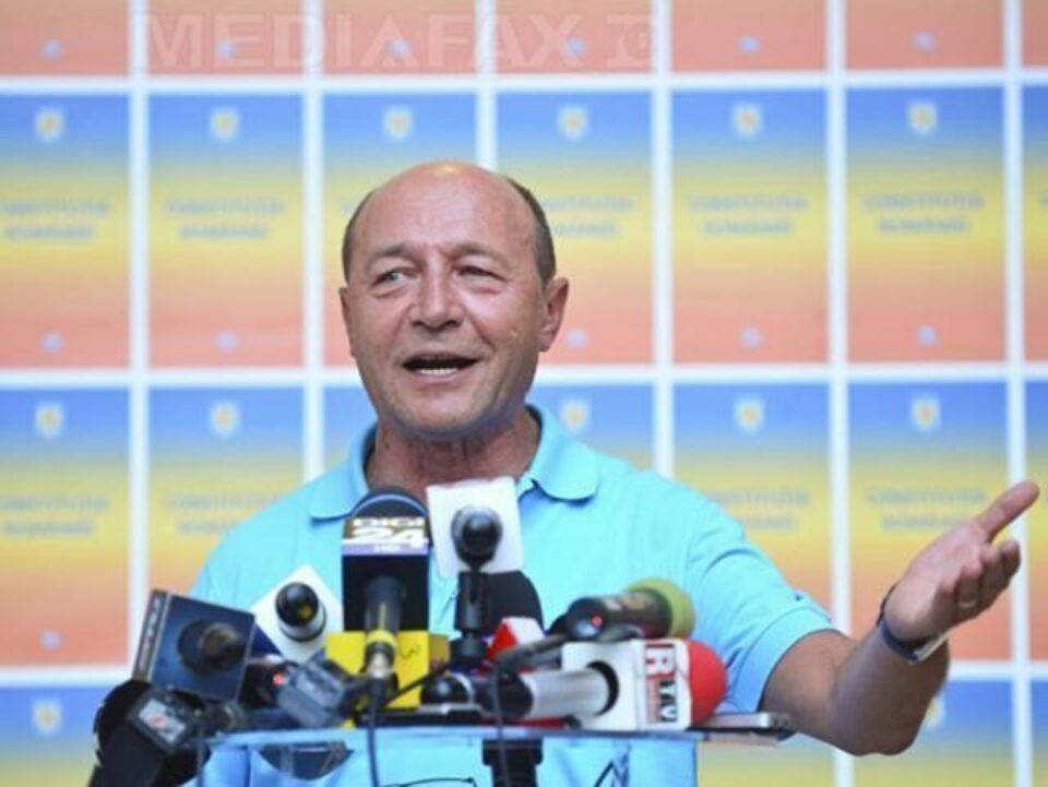 Traian Băsescu: "Cvorumul când vine vorba de alegerea sau destituirea președintelui este format din toți cetățenii României, indiferent unde locuiesc”. Foto:MEDIAFAX