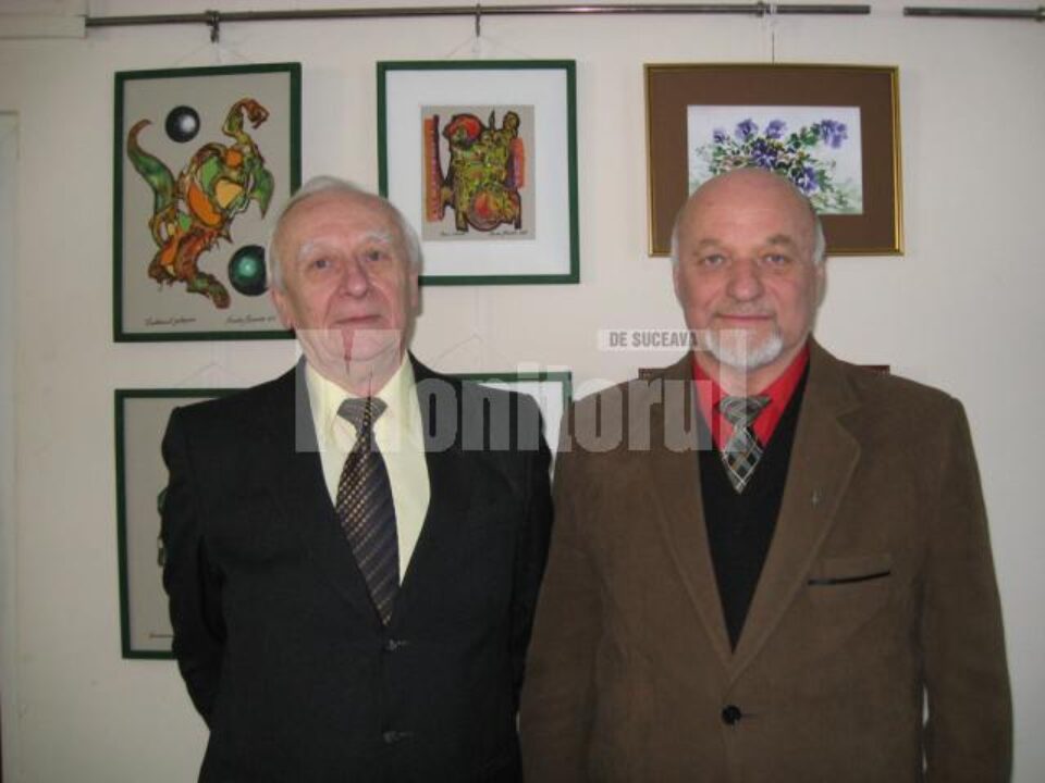 Artiștii plastici Radu Bercea și Ioan Bodnar