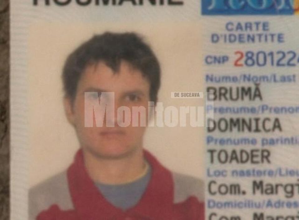 Domnica Brumă e căutată de polițiști și jandarmi