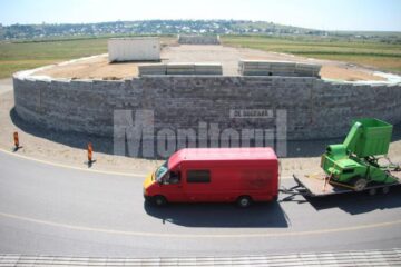 De la intersecția cu drumul european 576 spre Moara lucrările la șoseaua de centura sunt în mare întârziere
