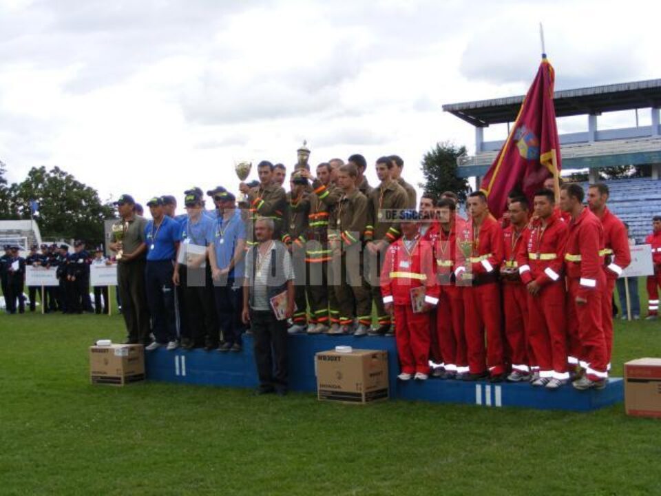 Pompierii voluntari din Brodina, campioni naționali al doilea an consecutiv