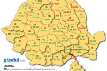 57.054 de suceveni au plecat peste hotare pe o perioadă îndelungată de timp