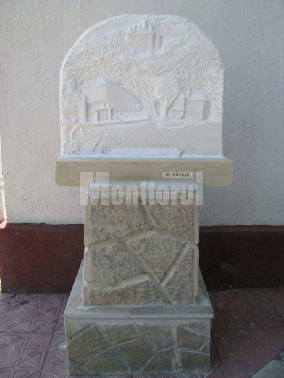 Primăria Vama a primit în dar o sculptură din partea comunității din localitatea franceză Eybens Primăria Vama a primit în dar o sculptură din partea comunității din localitatea franceză Eybens
