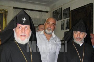 Patriarhul Catolicos Karekin al II-lea, Varujan Vosganian și Episcopul Datev Hagopian
