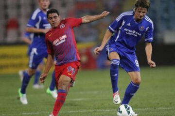 Steaua s-a calificat în grupele Ligii Europa după o dublă lejeră cu Ekranas