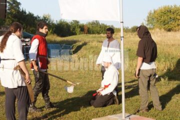 Atmosfera medievală a fost creată de Straja Cetății Sucevei
