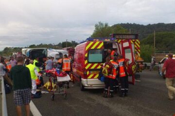 Un copil mort și 33 de răniți, din care 12 în stare gravă Foto: MEDIAFAX