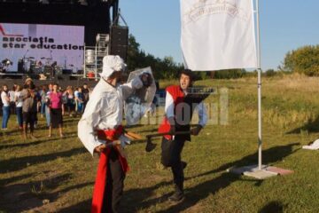 Atmosfera medievală a fost creată de Straja Cetății Sucevei