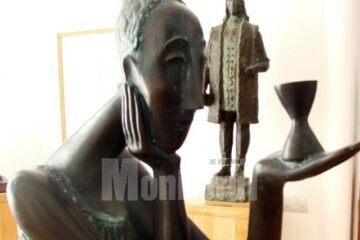 Printre ultimele opere turnate în bronz se numără și “Clepsidra IV”