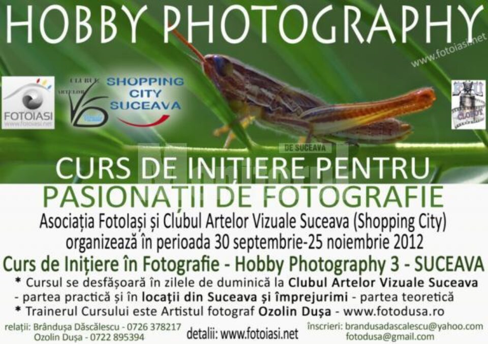 Curs de inițiere în fotografie - Hobby Photography