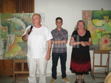 Moment de la deschiderea expoziției