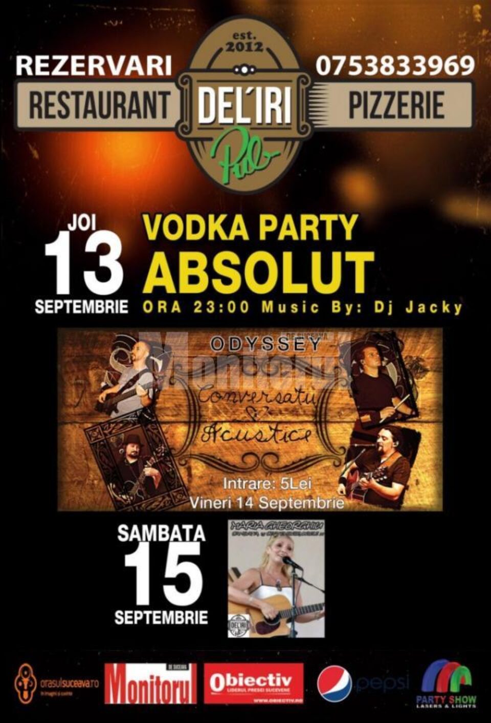 Seară de folk cu Maria Gheorghiu, la Del’iri Pub Suceava