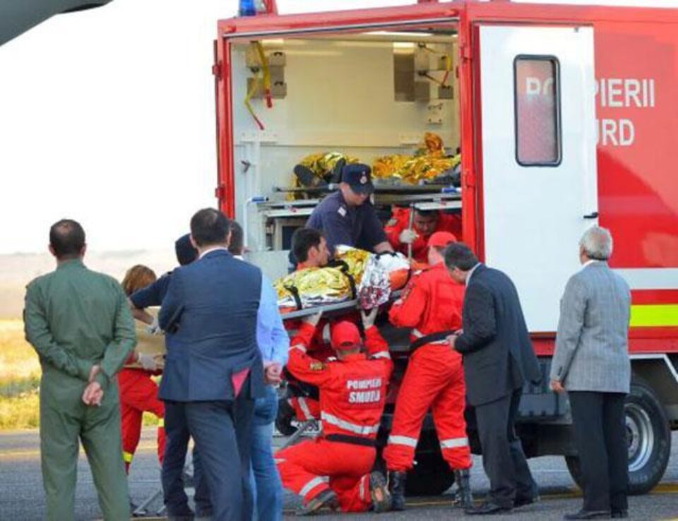 Sucevenii răniți în accidentul de autocar din Franța au fost transferați în spitalele din Iași Foto: Dan LUCA