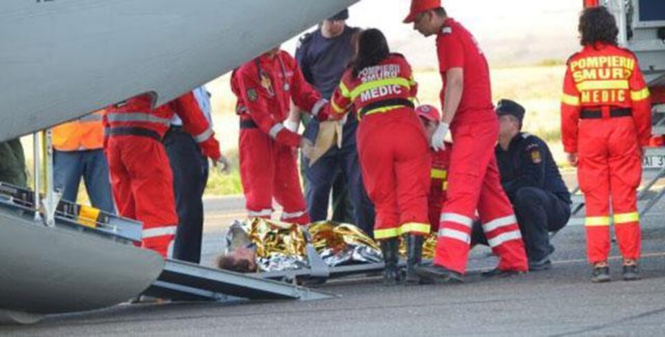 Sucevenii răniți în accidentul de autocar din Franța au fost transferați în spitalele din Iași Foto: Dan LUCA