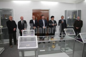 Moment de la deschiderea expoziției