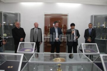 Moment de la deschiderea expoziției