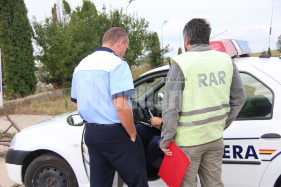 Control în trafic efectuat de Poliția Rutieră și RAR