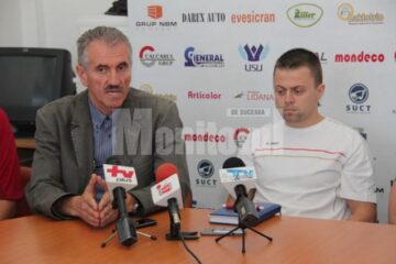 Răzvan Bernicu a venit la conferința de presă de ieri alături de Petru Ghervan