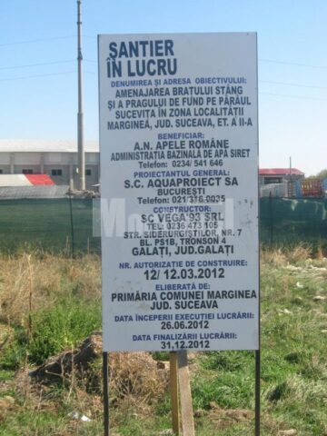 Lucrarea ar trebui finalizata la 31 decembrie 2012