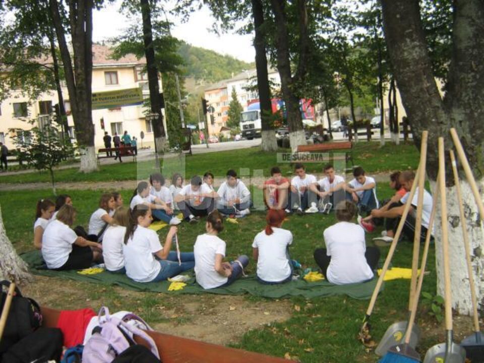 Activități de voluntariat pentru elevi, la Gura Humorului