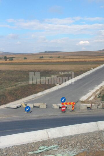 Șoseaua de centură este complet părăsită și fără paza asigurată