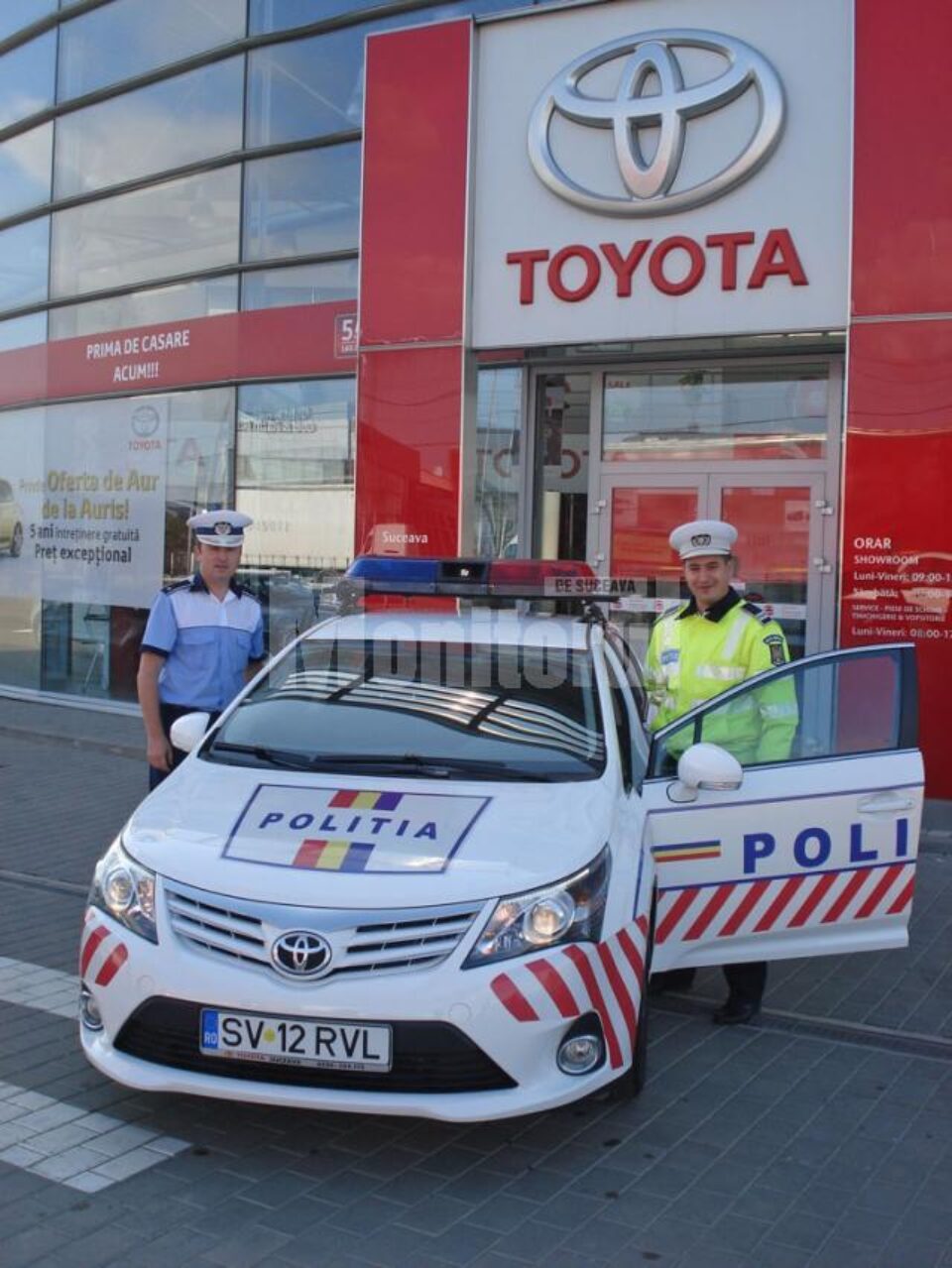 Poliția Rutieră a fost dotată cu o Toyota Avensis de ultimă generație