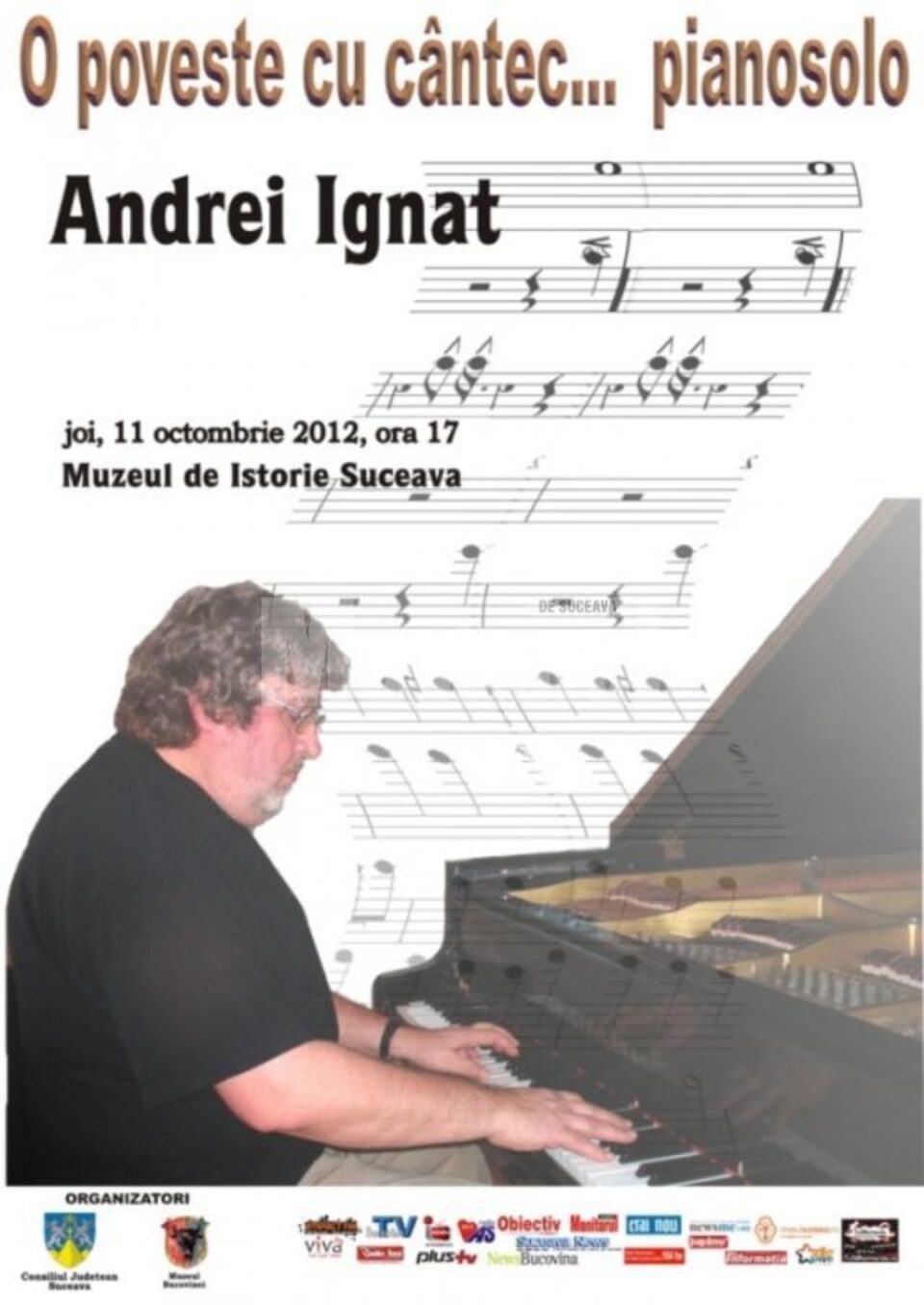 „O poveste cu cântec… pianosolo”, la Muzeul de Istorie Suceava