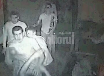 Imaginile în care tânărul handbalist este înjunghiat în gât