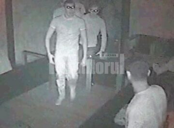 Imaginile în care tânărul handbalist este înjunghiat în gât