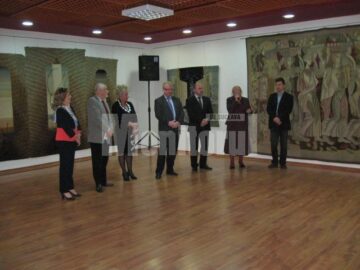 Deschiderea expoziției cu genericul „Tapiseria sau povestea țesută”
