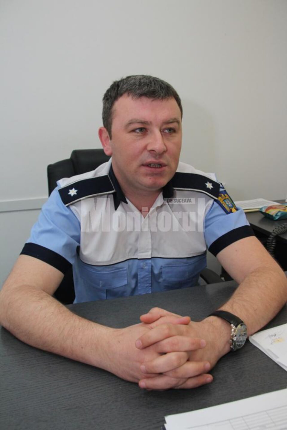 Subcomisarul Petrică Jucan, șeful Serviciului de Poliție Rutieră Suceava: „Este o zonă cu grad ridicat de risc, în care am avut multe accidente rutiere”