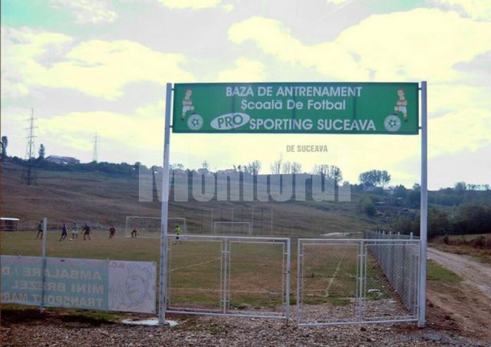 Baza de antrenament a celor de la Sporting este amplasată pe fostul imaș de la Sf. Ilie