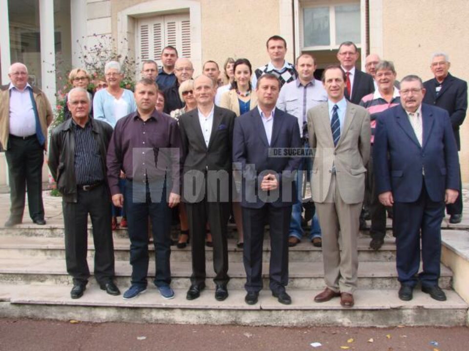 Delegația din Putna, în vizită în orașul Montmorillon, situat în regiunea de centru-vest a Franței