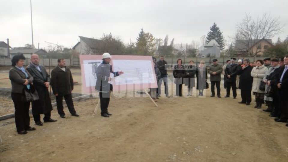 Festivitatea de inaugurare a lucrărilor de construcție pentru Complexul Comercial Kaufland din municipiul Rădăuți