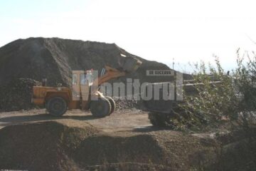 Balastul exploatat noaptea este sortat ziua