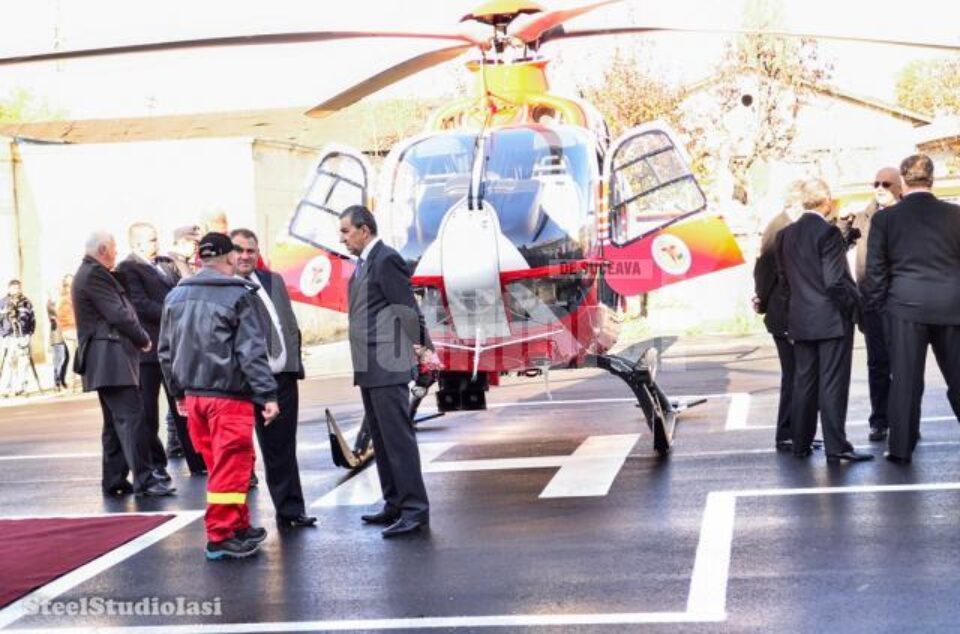 Sinescu: Noul elicopter SMURD de la Iași este foarte important pentru județul Suceava