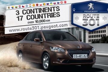 Peugeot 301 începe o aventură de peste 10.000 km