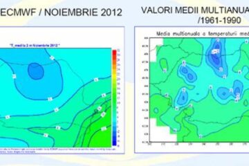Prognoza meteo până în luna ianuarie