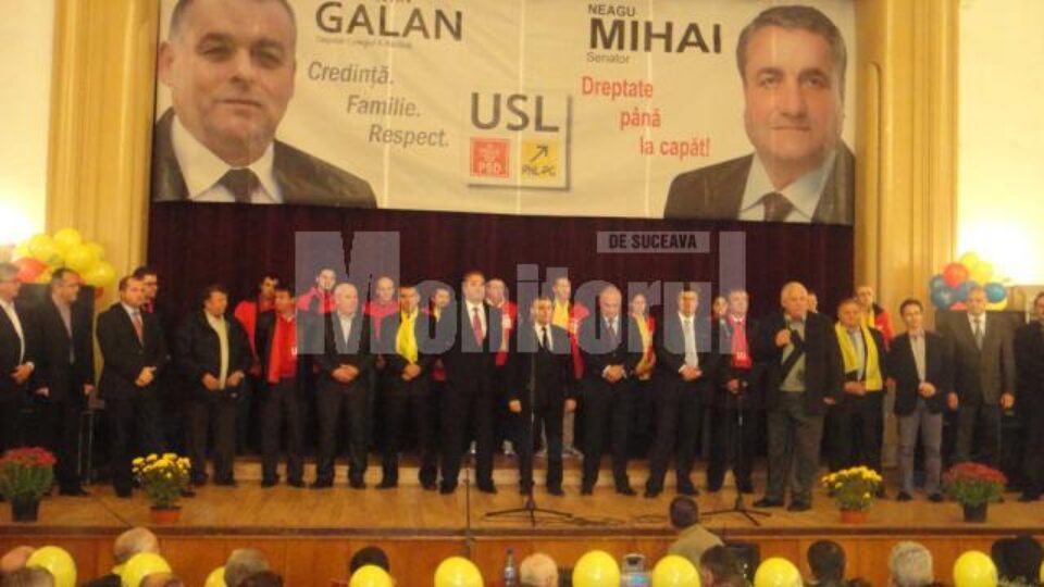 Constantin Galan, candidatul USL pentru Colegiul 6 Rădăuți - Milișăuți, și-a lansat candidatura