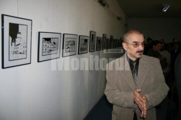 Tiberiu Cosovan la prima expoziție personală
